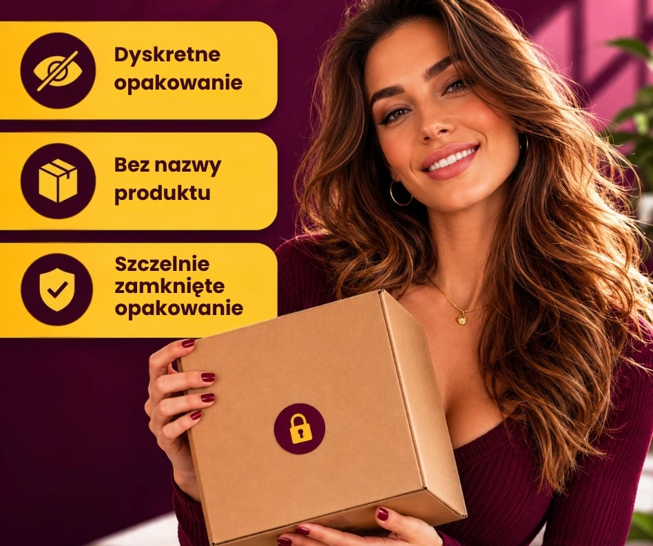 100% dyskrecji przy zamówieniu! Neutralne opakowanie, bezpieczna płatność, ochrona danych – tak gwarantujemy pełną anonimowość podczas zakupów. Lovesexshop.pl sex shop