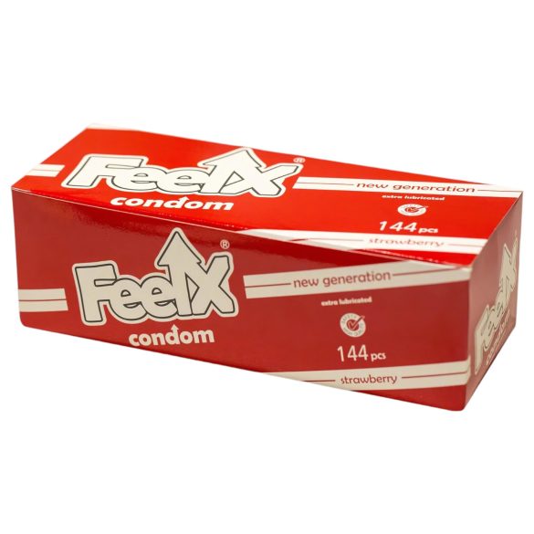 FeelX prezerwatywy truskawkowe (144szt.)