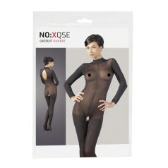 NO:XQSE - body erotyczne - siateczkowe - czarne - XL/XXL