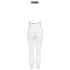 NO:XQSE - Bodystocking z kołnierzem - siateczka - czarny - M/L