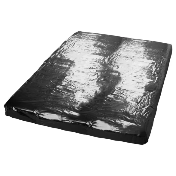 Fetysz - Lakierowane prześcieradło - 200x230 cm (czarne)