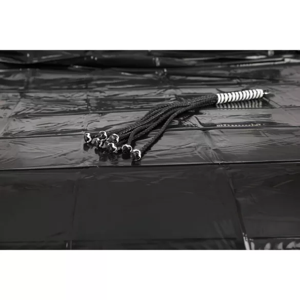 Fetysz - Lakierowane prześcieradło - 200x230 cm (czarne)