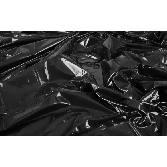 Fetysz - Lakierowane prześcieradło - 200x230 cm (czarne)