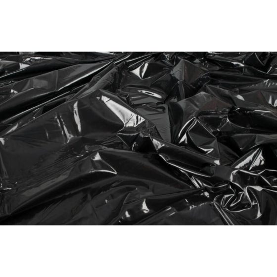 Błyszczące prześcieradło - 200 x 230 cm (czarne)