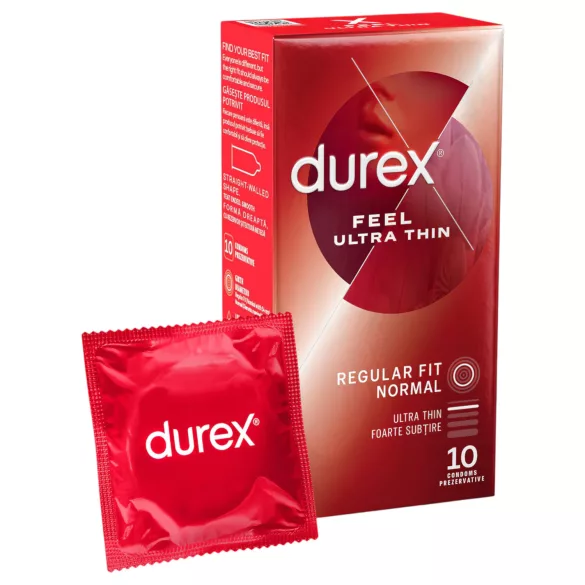 Durex - prezerwatywy ultra cienkie - naturalne odczucie - 10 sztuk