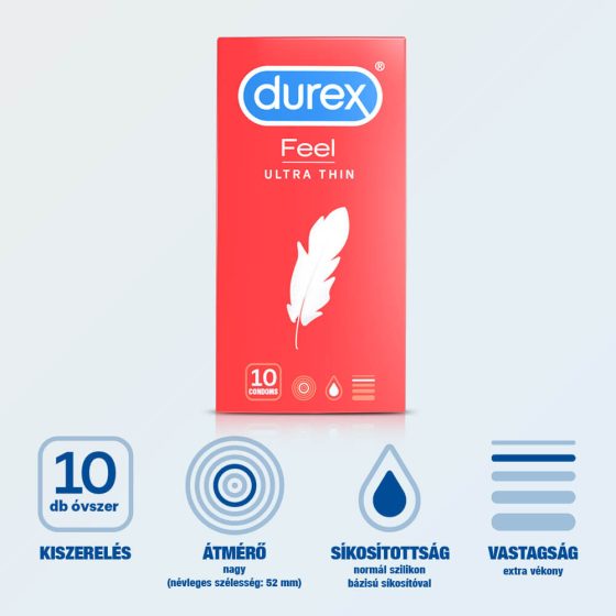 Prezerwatywy Durex Feel Ultra Thin - Ultra Life (10 sztuk)