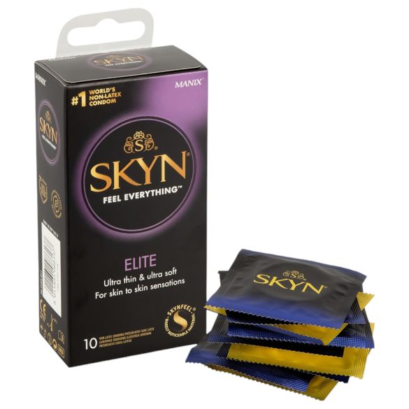 Manix SKYN Elite - ultracienkie, bezlateksowe prezerwatywy (10 szt.)