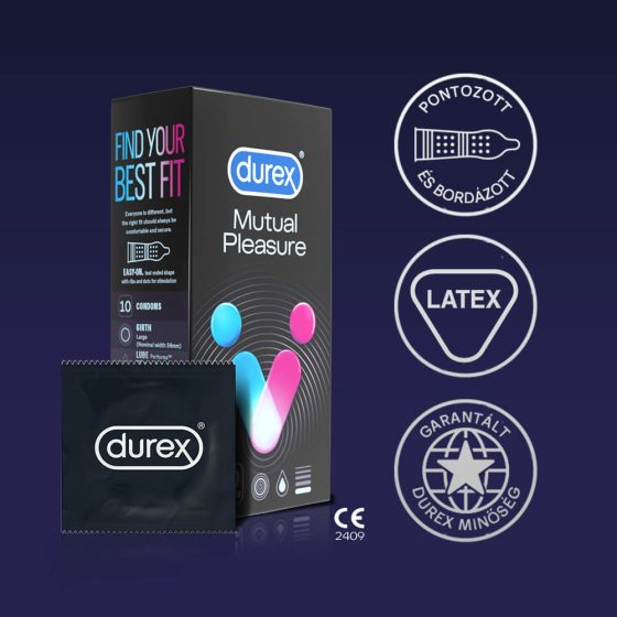 Durex Mutual Pleasure - prezerwatywa opóźniająca (10 sztuk)