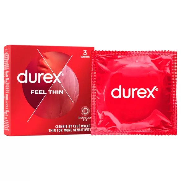 Durex - prezerwatywy ultracienkie - naturalne wrażenia - 3 sztuki