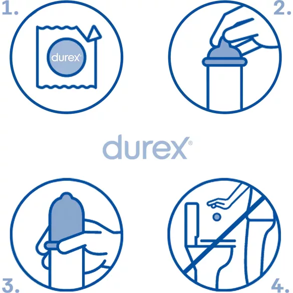 Durex - prezerwatywy ultracienkie - naturalne wrażenia - 3 sztuki