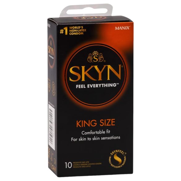 Manix SKYN - Prezerwatywy XXL bez lateksu (10 szt.)
