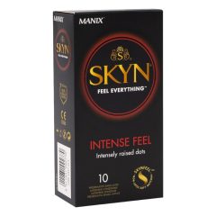   Manix SKYN Intense - bezlateksowe, perłowe prezerwatywy (10 sztuk)