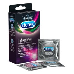   Durex Intense - prążkowane i nakrapiane prezerwatywy (10 sztuk) -
