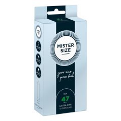 Cienka prezerwatywa Mister Size - 47 mm (10 sztuk)