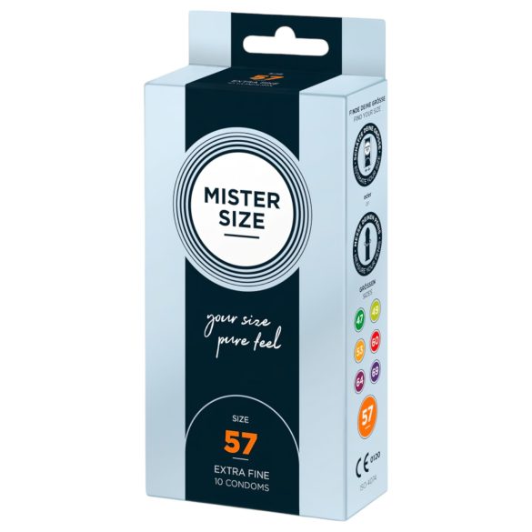 Mister Size cienkie prezerwatywy - 57mm (10 szt.)
