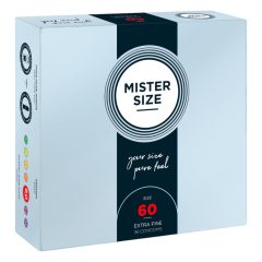 Cienkie prezerwatywy Mister Size - 60 mm (36 sztuk)