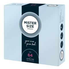 Cienkie prezerwatywy Mister Size - 64 mm (36 sztuk)