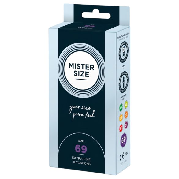 Mister Size cienka prezerwatywa - 69mm (10 szt.)