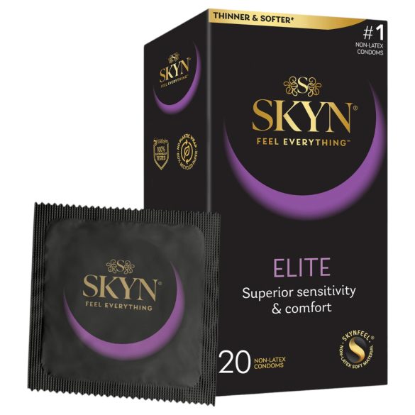 Manix SKYN Elite - ultracienkie prezerwatywy bez lateksu (20 sztuk)