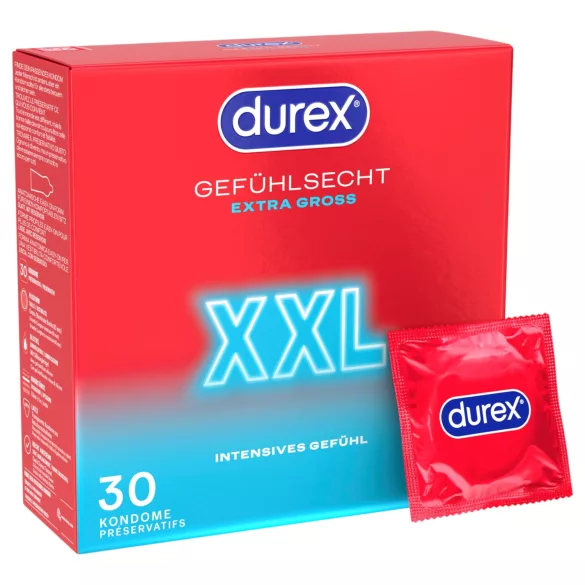 Durex - prezerwatywy XXL (30 szt.)