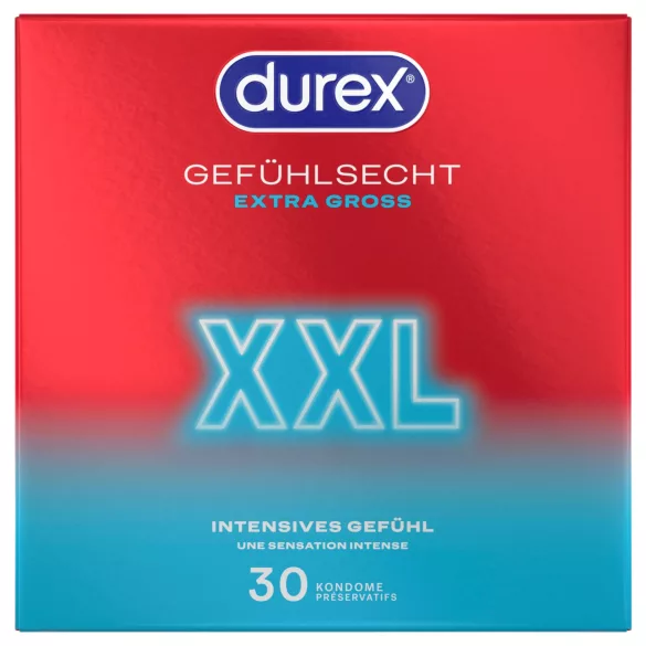 Durex - prezerwatywy XXL (30 szt.)