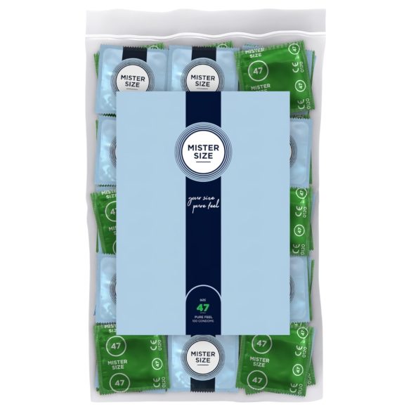 Mister Size cienkie prezerwatywy - 47 mm (100 szt.)