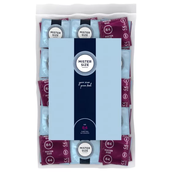 Mister Size - prezerwatywy cienkie - 64 mm - 100 sztuk