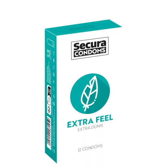 Secura - prezerwatywy extra cienkie - 12 sztuk