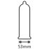 Secura Extra Fun - kropkowane prezerwatywy - 53mm (12 sztuk)