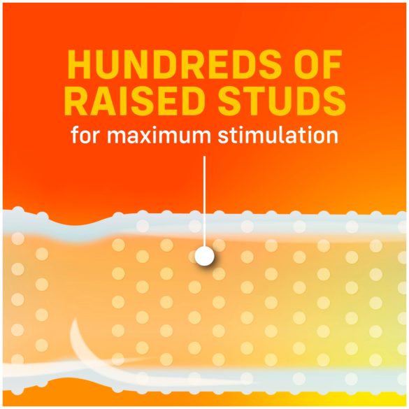 ONE - prezerwatywy z wypustkami - 12 sztuk