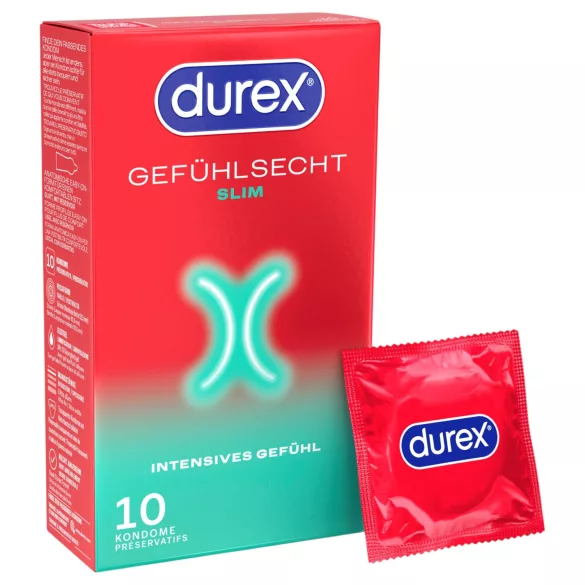 Durex - Slim prezerwatywy (10 szt.)