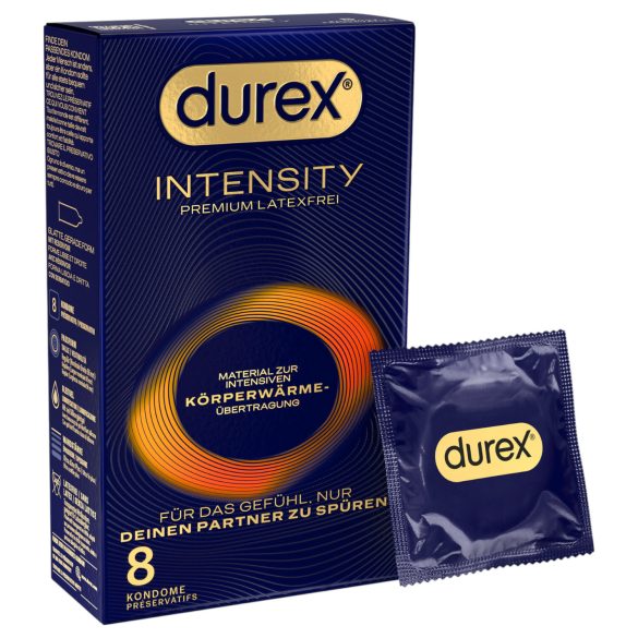 Durex Intensity - cienkie, bezlateksowe prezerwatywy (8 sztuk)