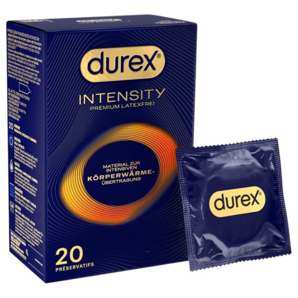 Durex Intensity - prezerwatywy cienkie bez lateksu - 20 sztuk