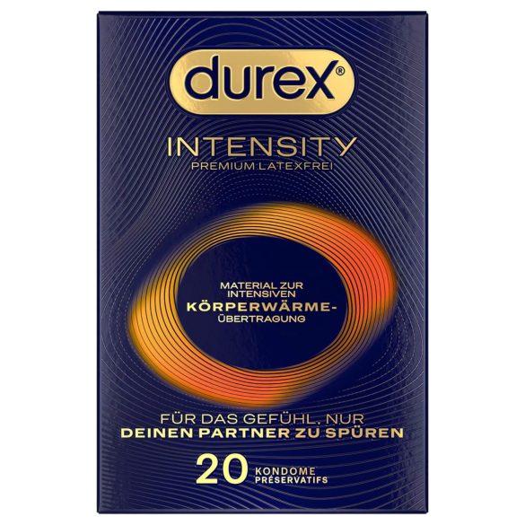 Durex Intensity - prezerwatywy cienkie bez lateksu - 20 sztuk