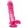 B Yours – sztuczny penis z jądrami – 20 cm (różowy)