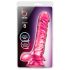 B Yours Basic 8 - dildo z jądrami - 23 cm różowy