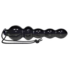 You2Toys Black Jack - koralikowy dildo analny - czarny