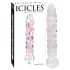 Icicles No. 7 - szklany dildo z koralikami