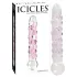 Icicles No. 7 - szklany dildo z perełkami