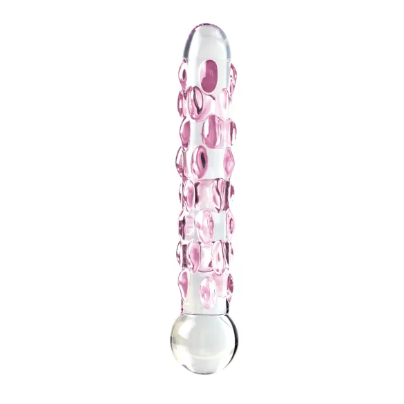 Icicles No. 7 - szklany dildo z perełkami