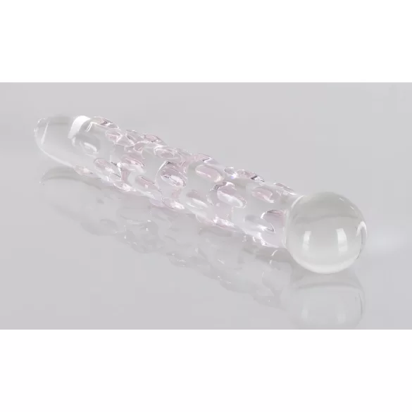 Icicles No. 7 - szklany dildo z perełkami