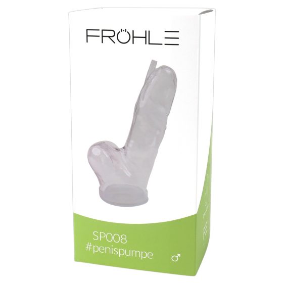 Fröhle SP008 (21cm) - medyczna anatomiczna pompka do penisa - urządzenie zastępcze