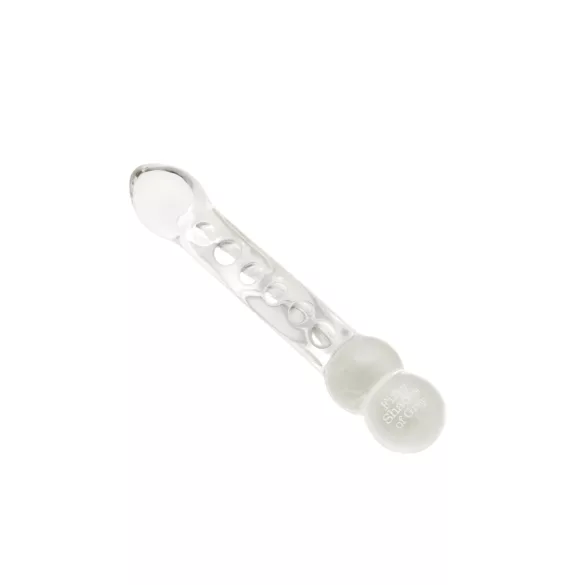 Fifty Shades of Grey - dildo szklane - gładki - przezroczysty/szary