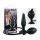 You2Toys True Black - nadmuchiwany korek analny (czarny)
