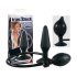 You2Toys True Black - nadmuchiwany korek analny (czarny)