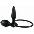 You2Toys True Black - nadmuchiwany korek analny (czarny)