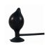 You2Toys True Black - nadmuchiwany korek analny (czarny)