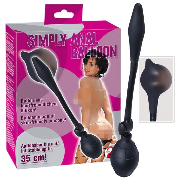 You2Toys - pompowane analne dildo (czarne)