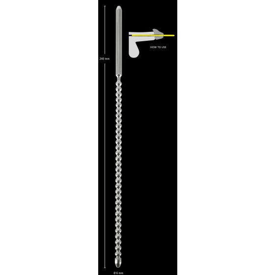 Sextreme Dilator - sferyczny pręt do cewki moczowej (0,6 cm)