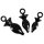 You2Toys - Zestaw do treningu analnego - 3 sztuki (czarne)